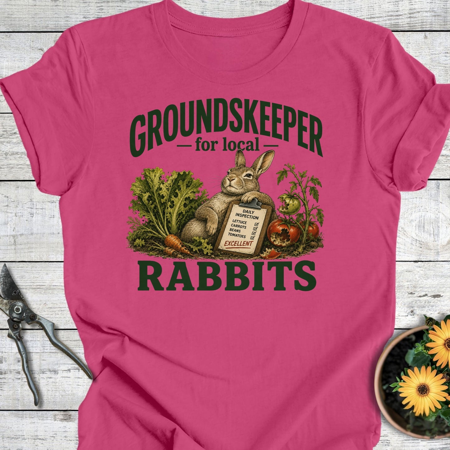 Printify T-Shirt Berry / S Groundskeeper T-Shirt