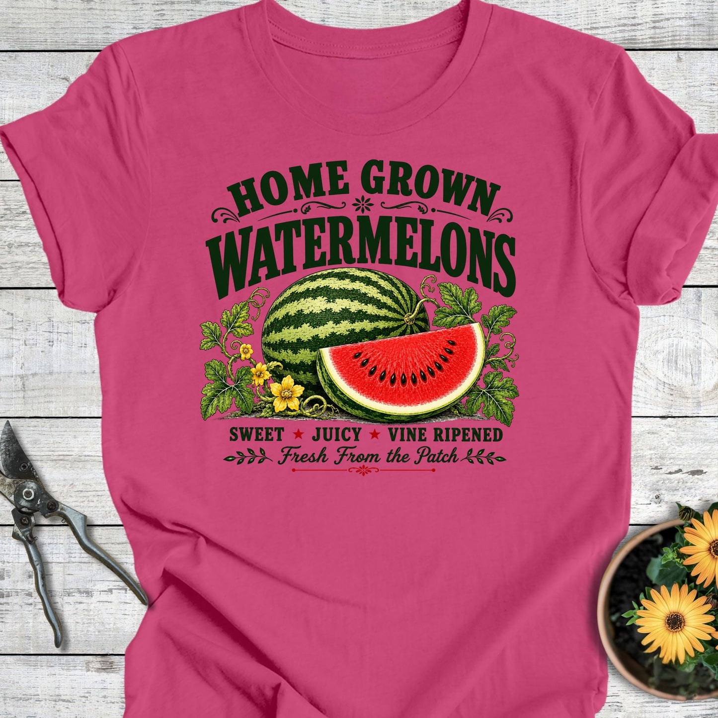 Printify T-Shirt Berry / S Home Grown Melons T-Shirt