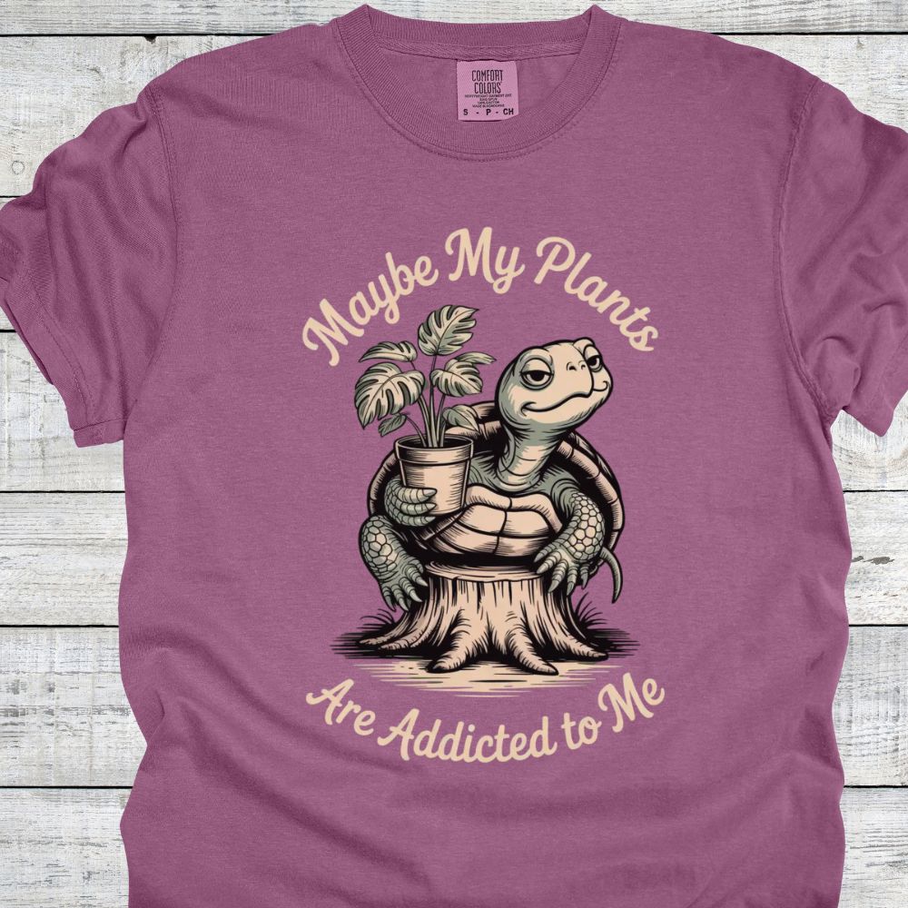 Printify T-Shirt Berry / S Maybe My Plants...