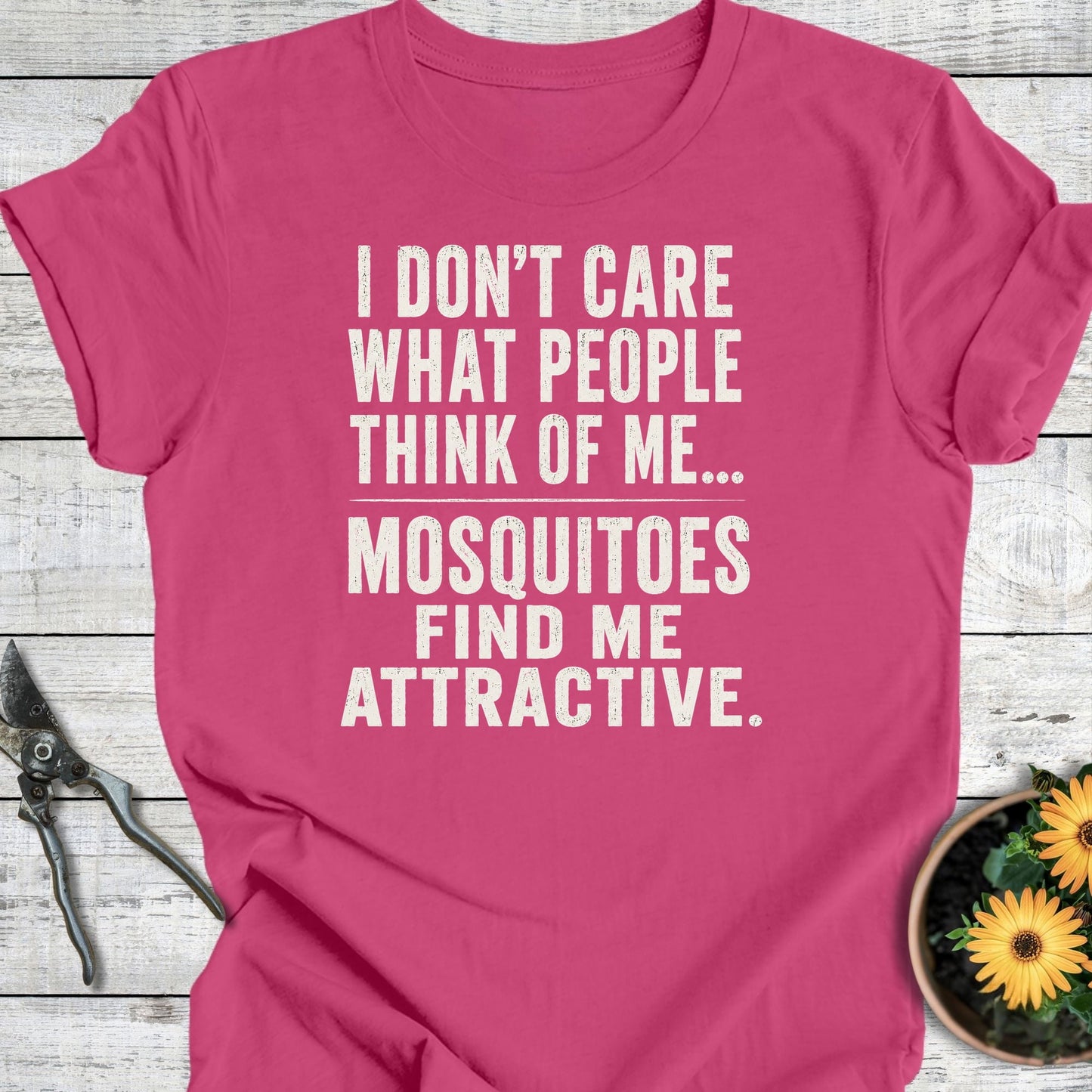 Printify T-Shirt Berry / S Mosquitoes Like Me T-Shirt