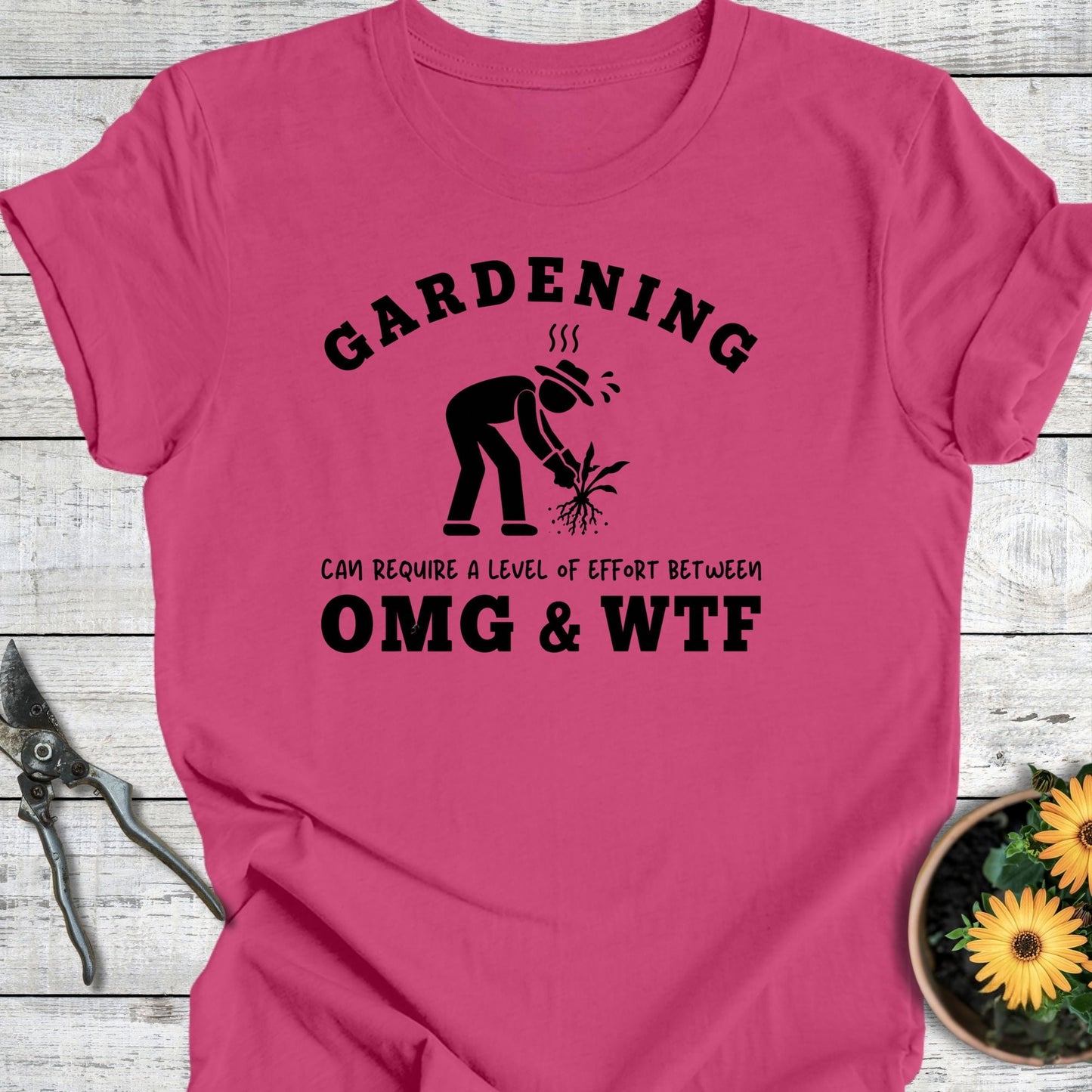Printify T-Shirt Berry / S OMG & WTF T-Shirt