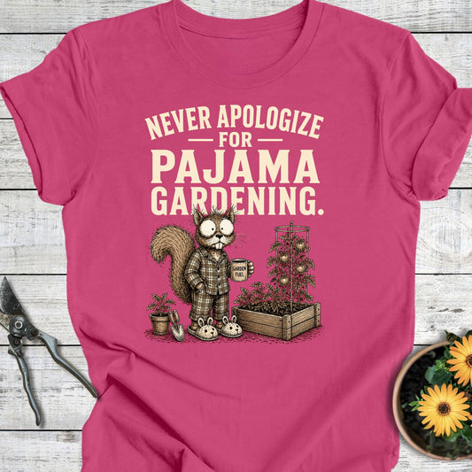 Printify T-Shirt Berry / S Pajama Gardening T-Shirt