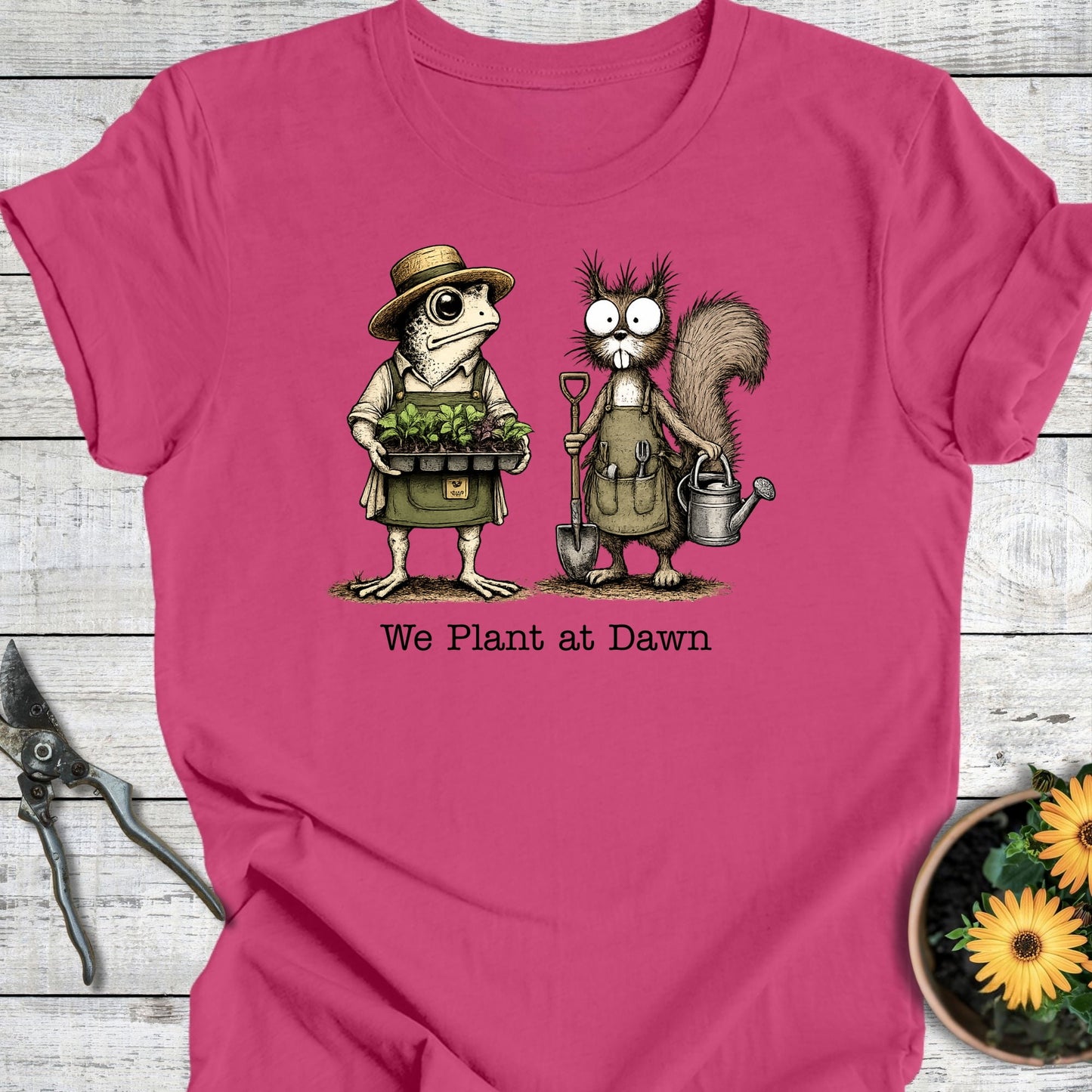 Printify T-Shirt Berry / S Plant at Dawn III T-Shirt