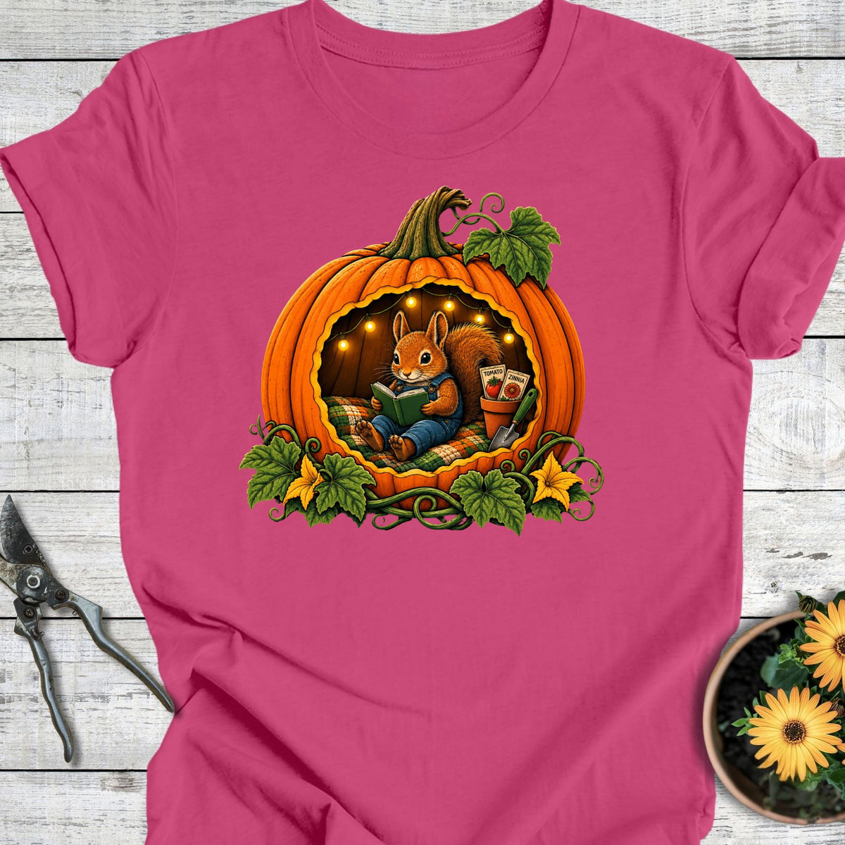 Printify T-Shirt Berry / S Pumpkin Nook T-Shirt