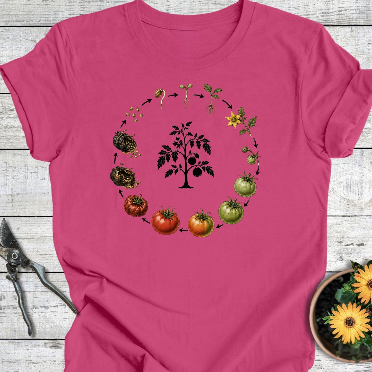Printify T-Shirt Berry / S Seeds of Life T-Shirt