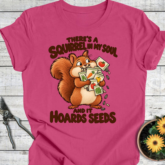 Printify T-Shirt Berry / S Squirrel's Soul T-Shirt