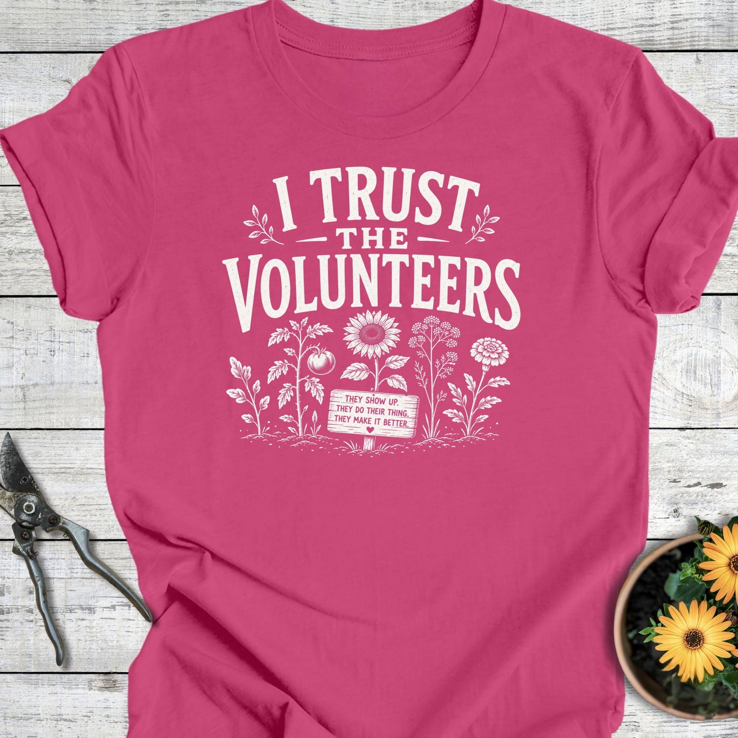 Printify T-Shirt Berry / S Trust the Volunteers T-Shirt