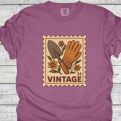 Printify T-Shirt Berry / S Vintage Gardener