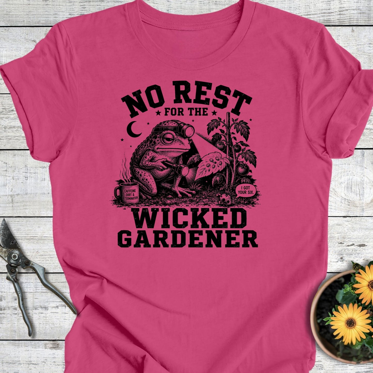 Printify T-Shirt Berry / S Wicked Gardener T-Shirt