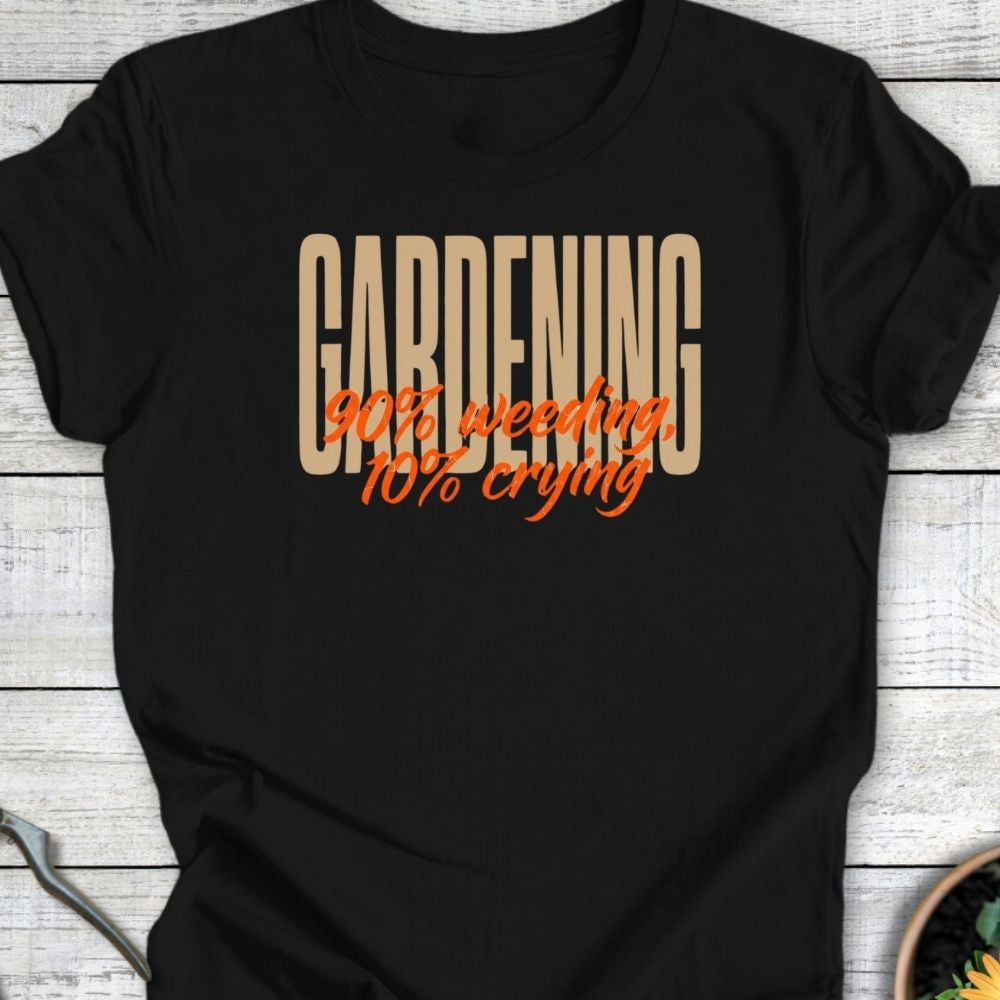 Printify T-Shirt Black / S 90% Weeding T-Shirt