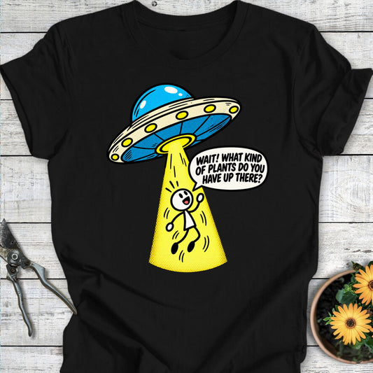 Printify T-Shirt Black / S Alien Plant Life T-Shirt
