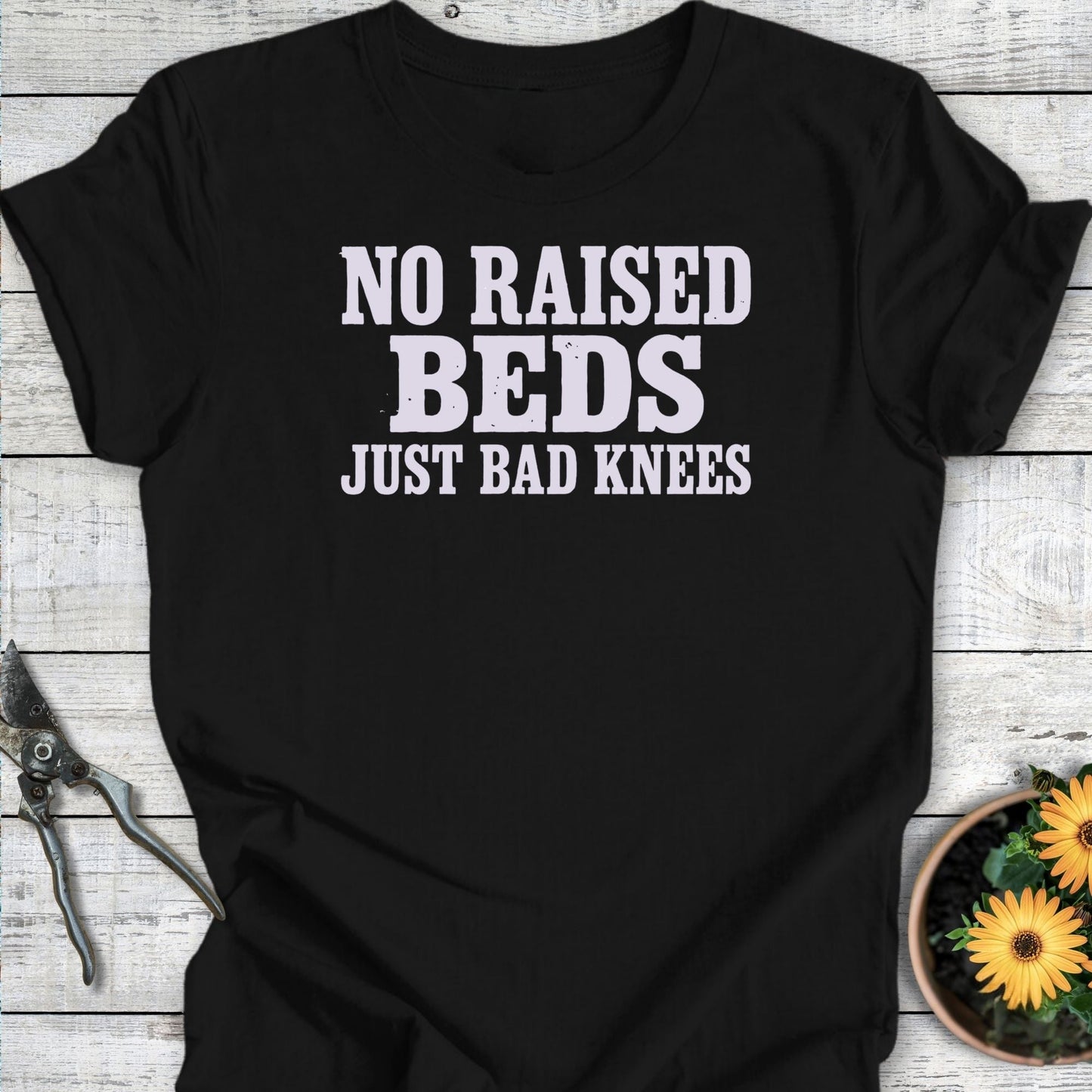 Printify T-Shirt Black / S Bad Knees T-Shirt