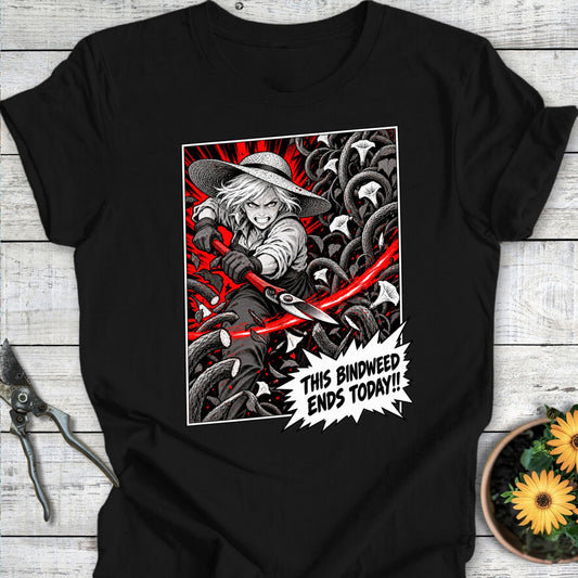 Printify T-Shirt Black / S Bindweed Ends T-Shirt