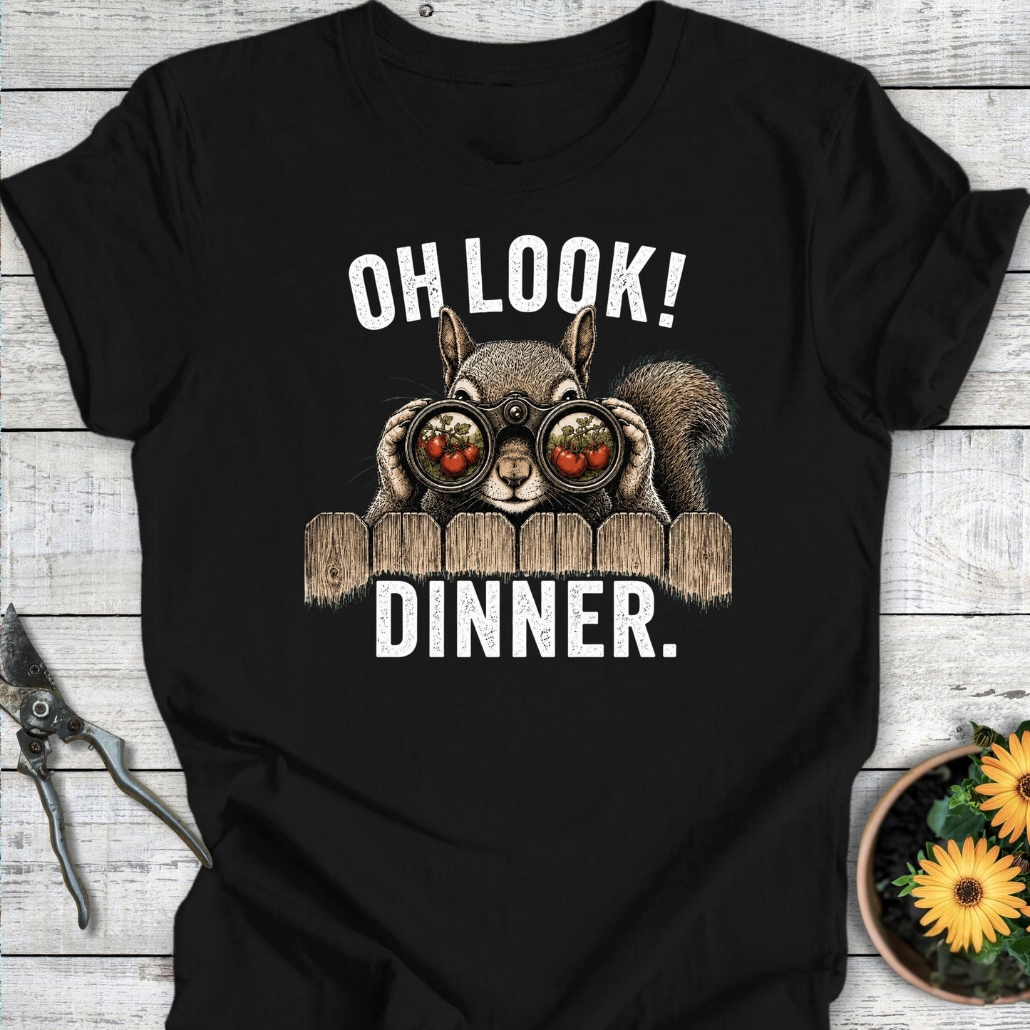 Printify T-Shirt Black / S Dinner T-Shirt