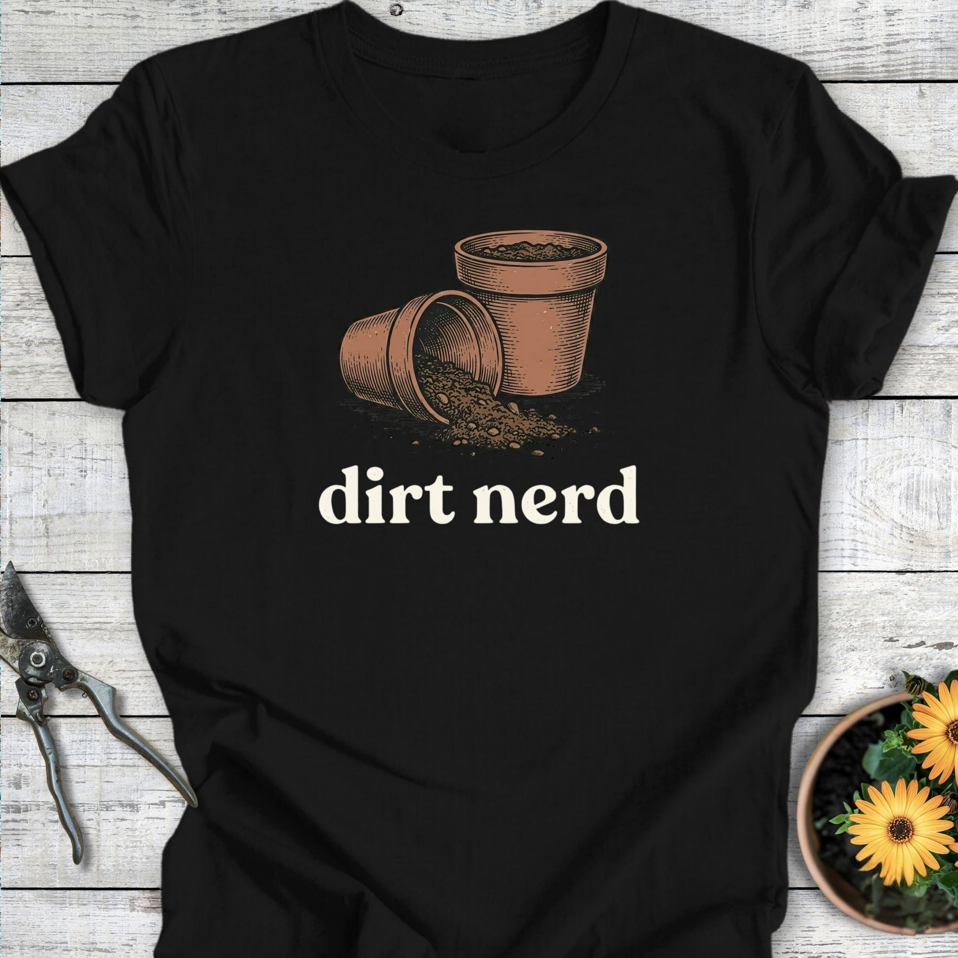 Printify T-Shirt Black / S Dirt Nerd T-Shirt