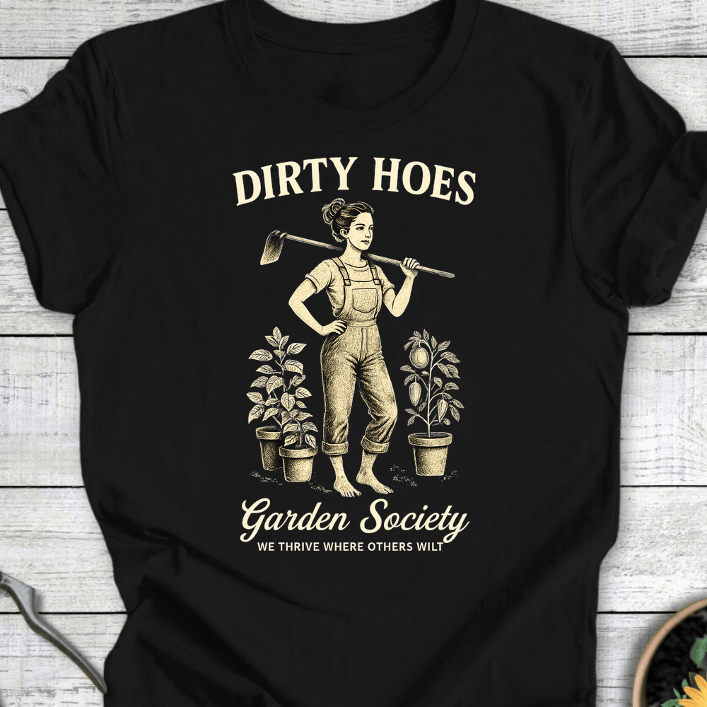 Printify T-Shirt Black / S Dirty Hoes T-Shirt