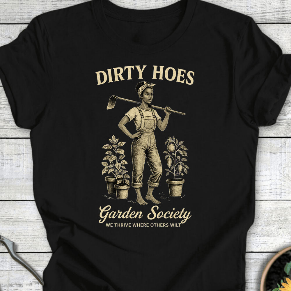 Printify T-Shirt Black / S Dirty Hoes v2 T-Shirt