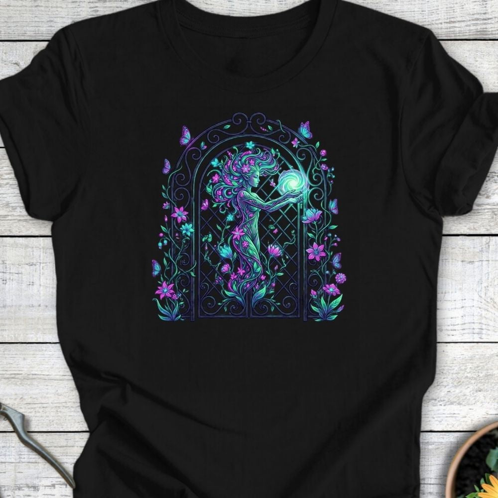 Printify T-Shirt Black / S Dryad of the Trellis T-Shirt