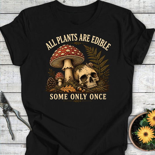 Printify T-Shirt Black / S Edible Plants T-Shirt