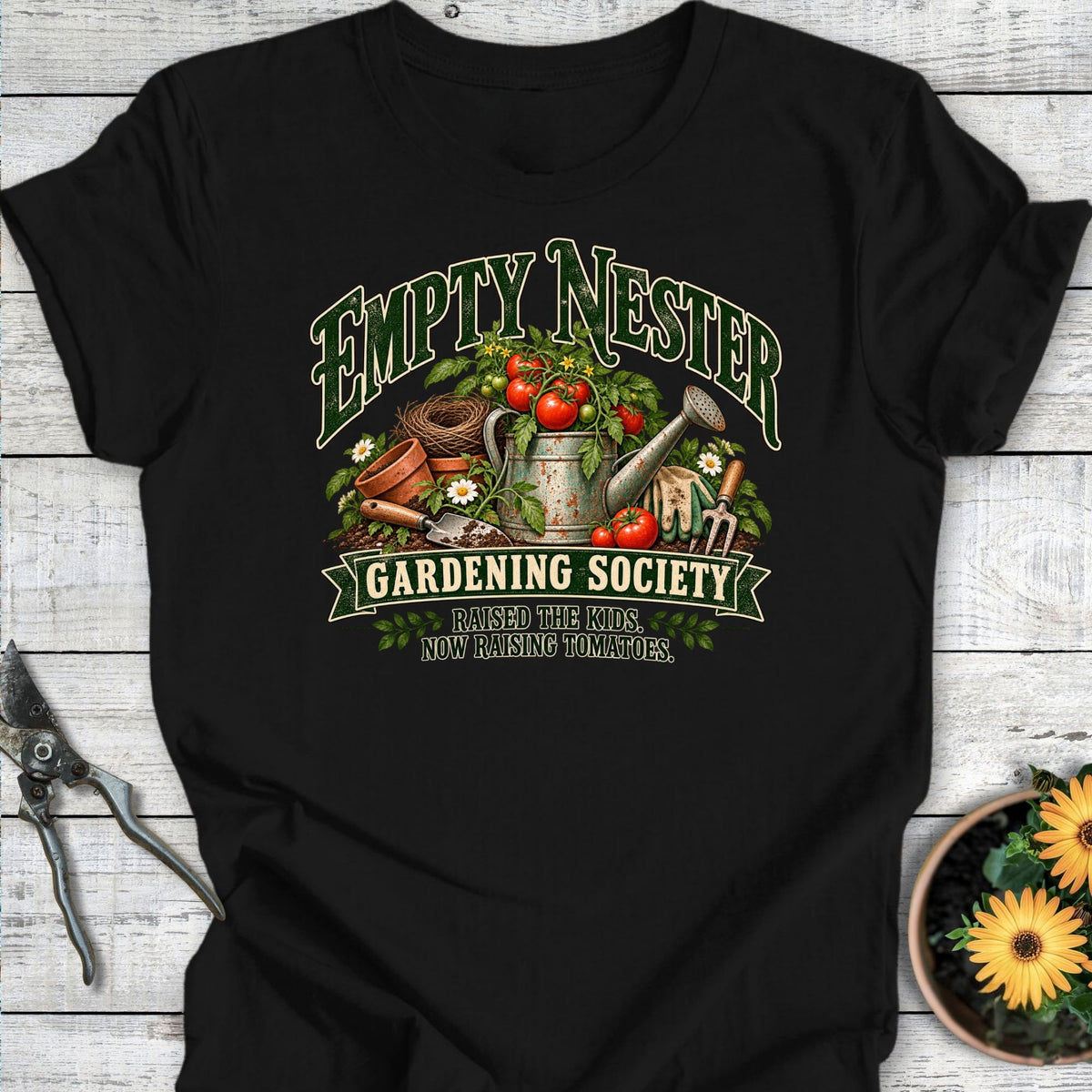 Printify T-Shirt Black / S Empty Nester Society T-Shirt
