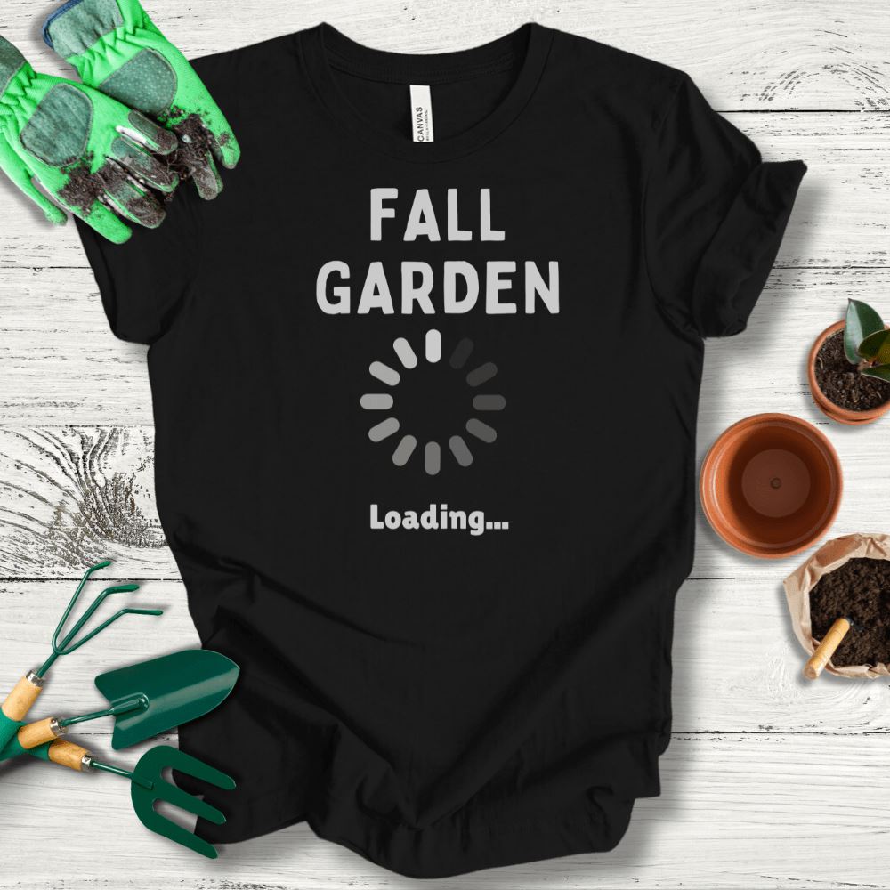 Printify T-Shirt Black / S Fall Garden