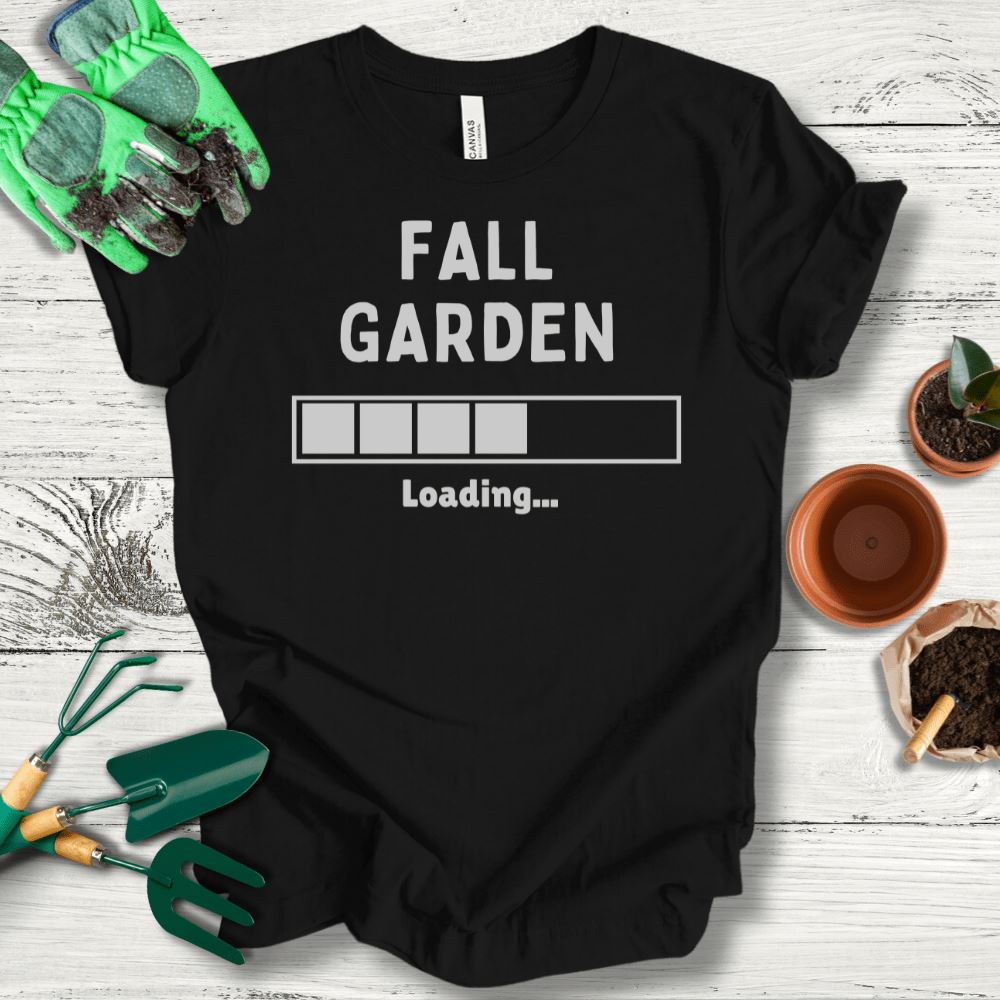 Printify T-Shirt Black / S Fall Garden