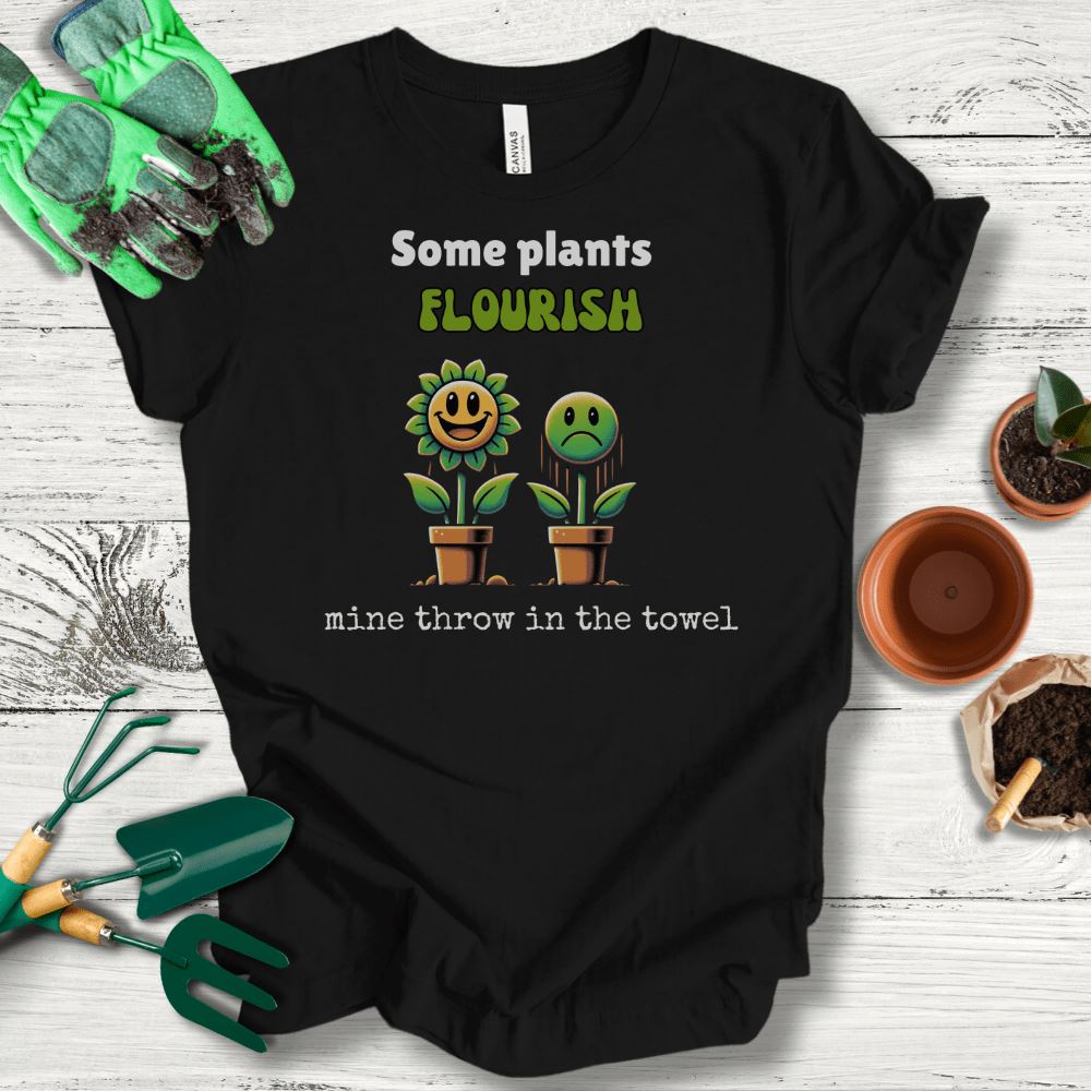 Printify T-Shirt Black / S Flourishing Plants