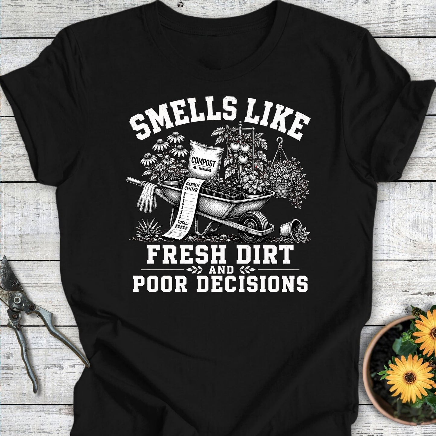 Printify T-Shirt Black / S Fresh Dirt T-Shirt