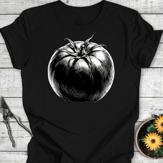 Printify T-Shirt Black / S Full Tomato T-Shirt