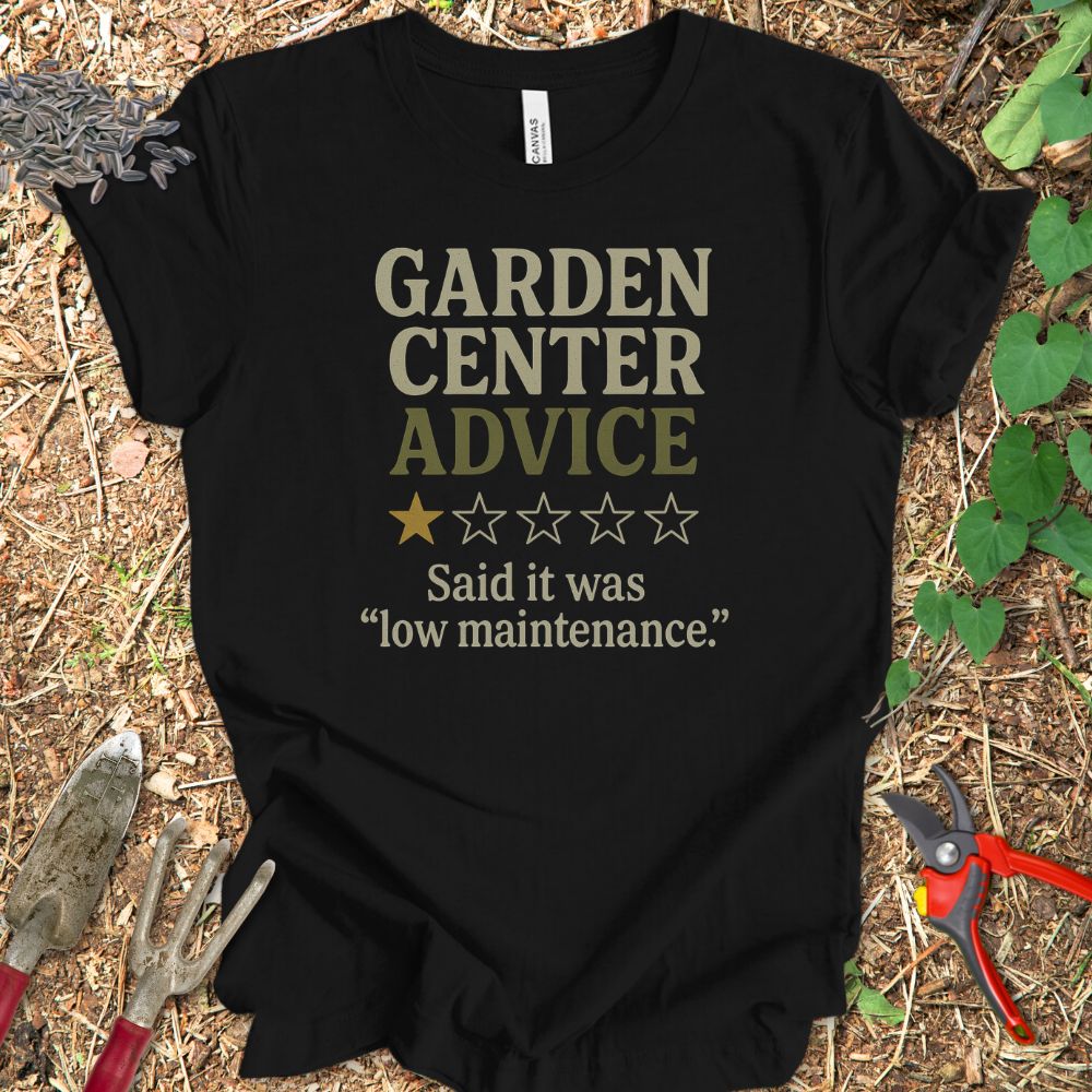 Printify T-Shirt Black / S Garden Center Advice