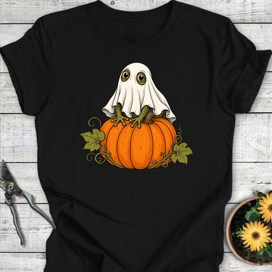Printify T-Shirt Black / S Garden Ghost T-Shirt
