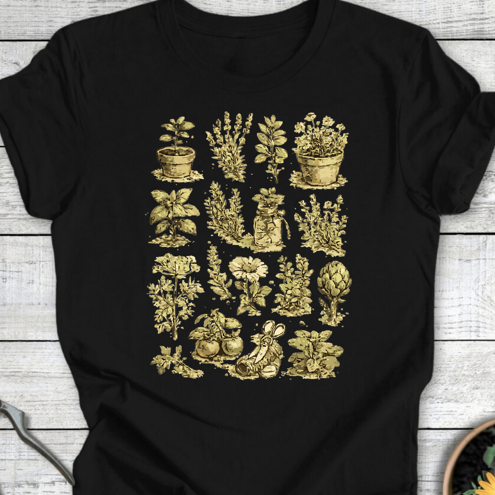 Printify T-Shirt Black / S Garden Specimen T-Shirt