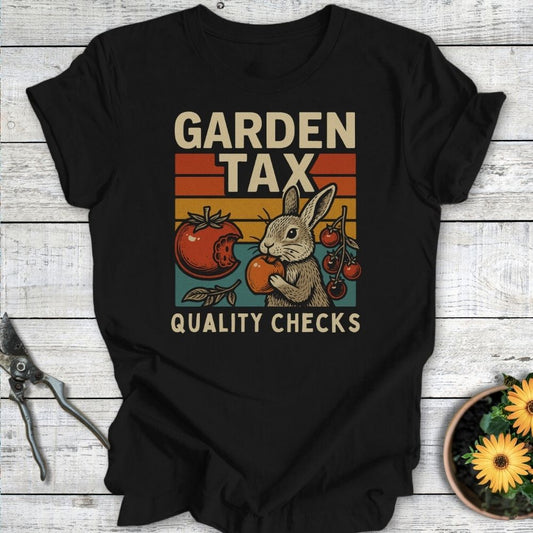 Printify T-Shirt Black / S Garden Tax