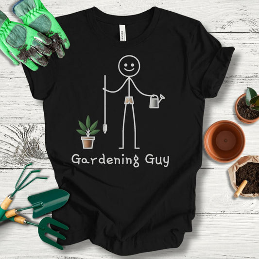 Printify T-Shirt Black / S Gardening Guy Shirt