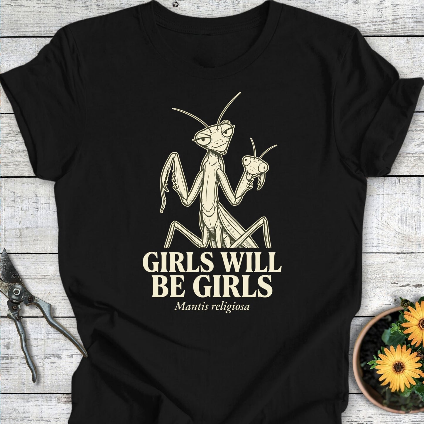 Printify T-Shirt Black / S Girls T-Shirt