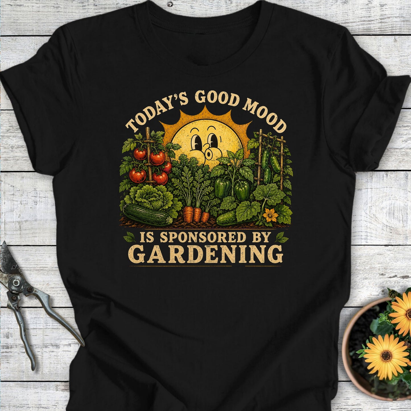 Printify T-Shirt Black / S Good Mood T-Shirt