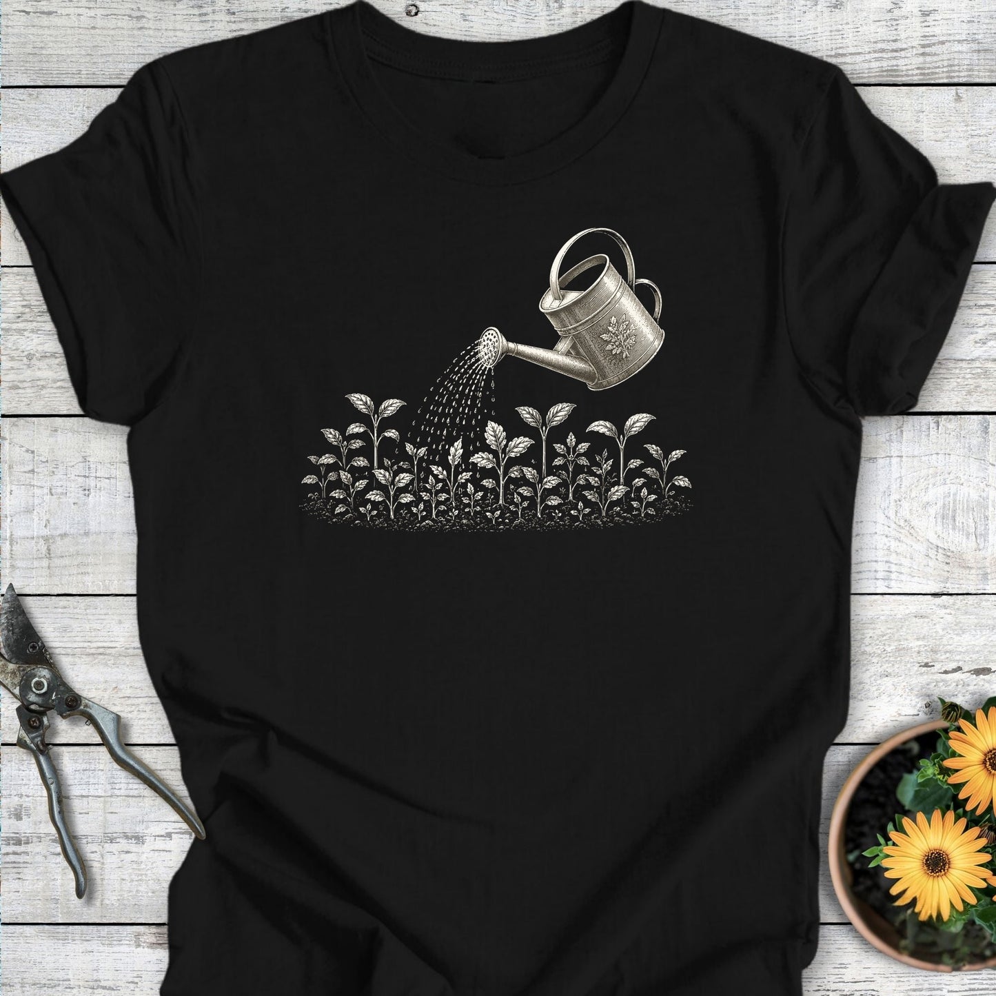 Printify T-Shirt Black / S Growing Season T-Shirt