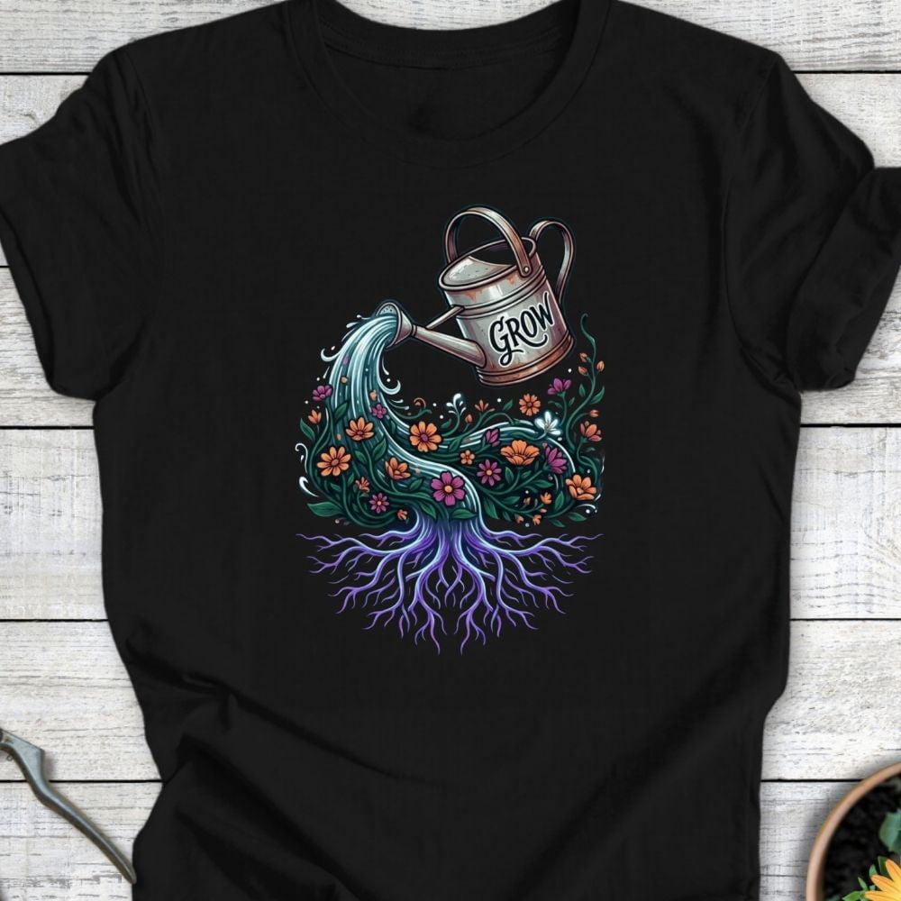 Printify T-Shirt Black / S Growth Symbolism T-Shirt