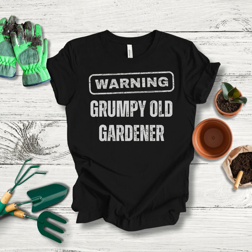 Printify T-Shirt Black / S Grumpy Gardener T-Shirt