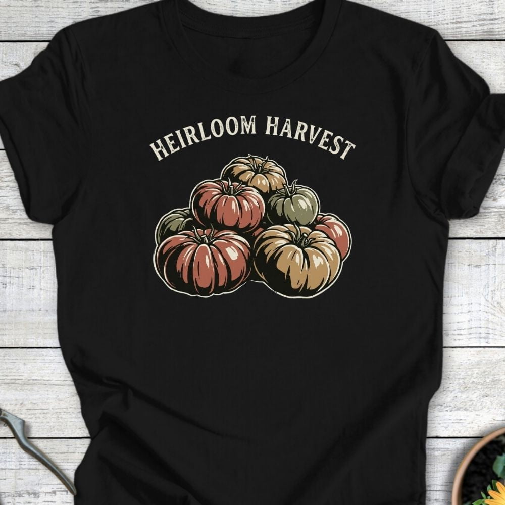 Printify T-Shirt Black / S Heirloom Harvest T-Shirt