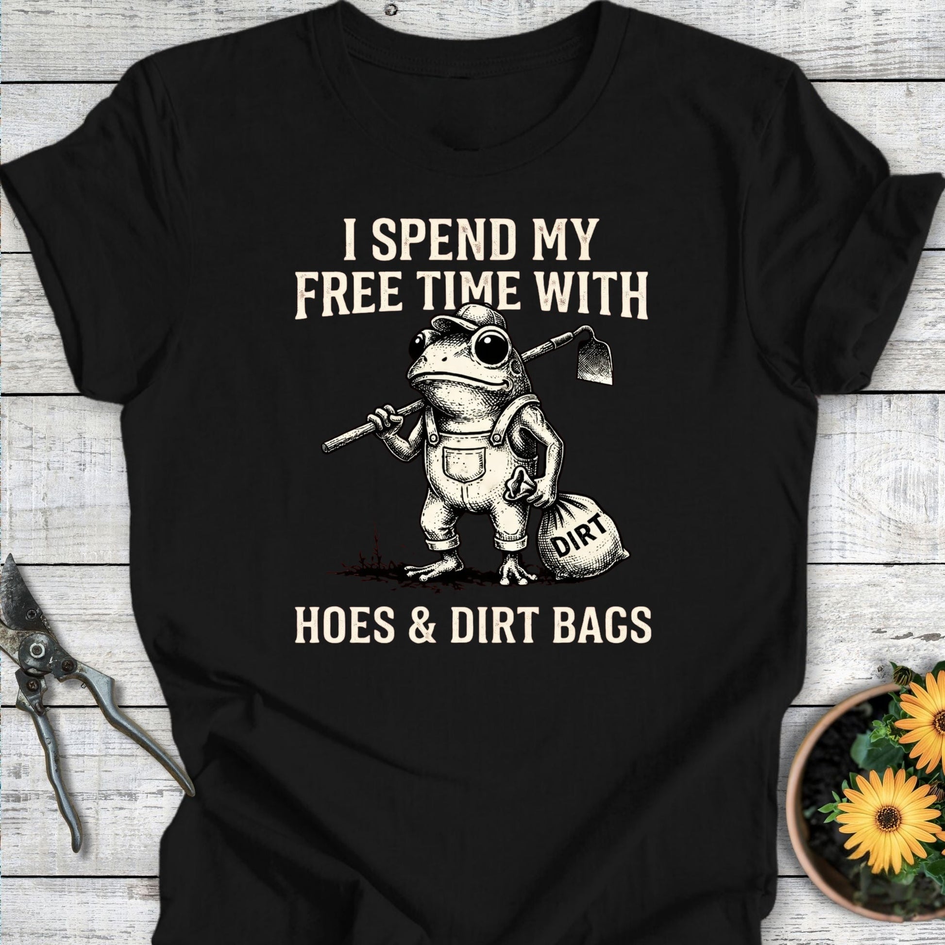 Printify T-Shirt Black / S Hoes & Dirt Bags T-Shirt