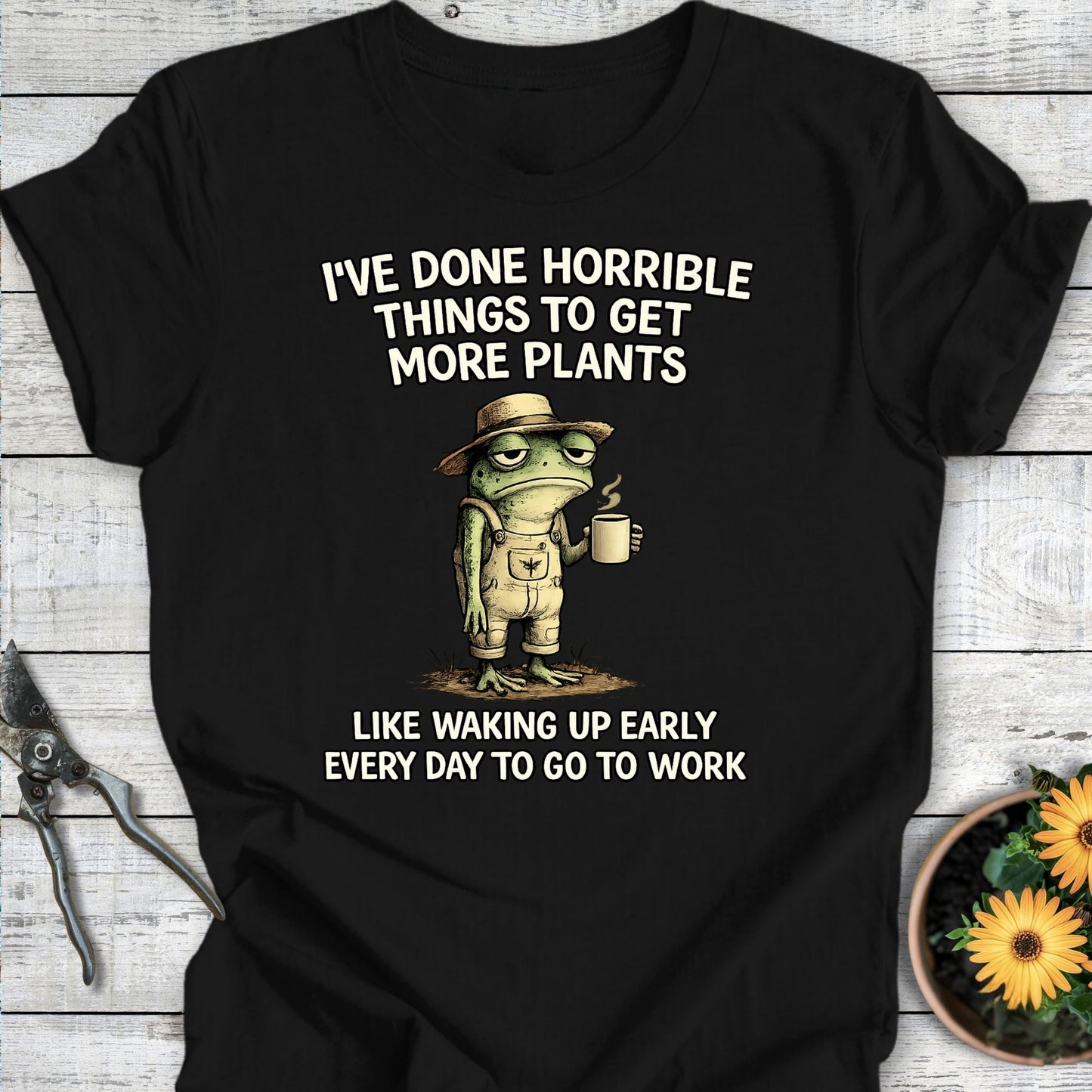 Printify T-Shirt Black / S Horrible Things T-Shirt