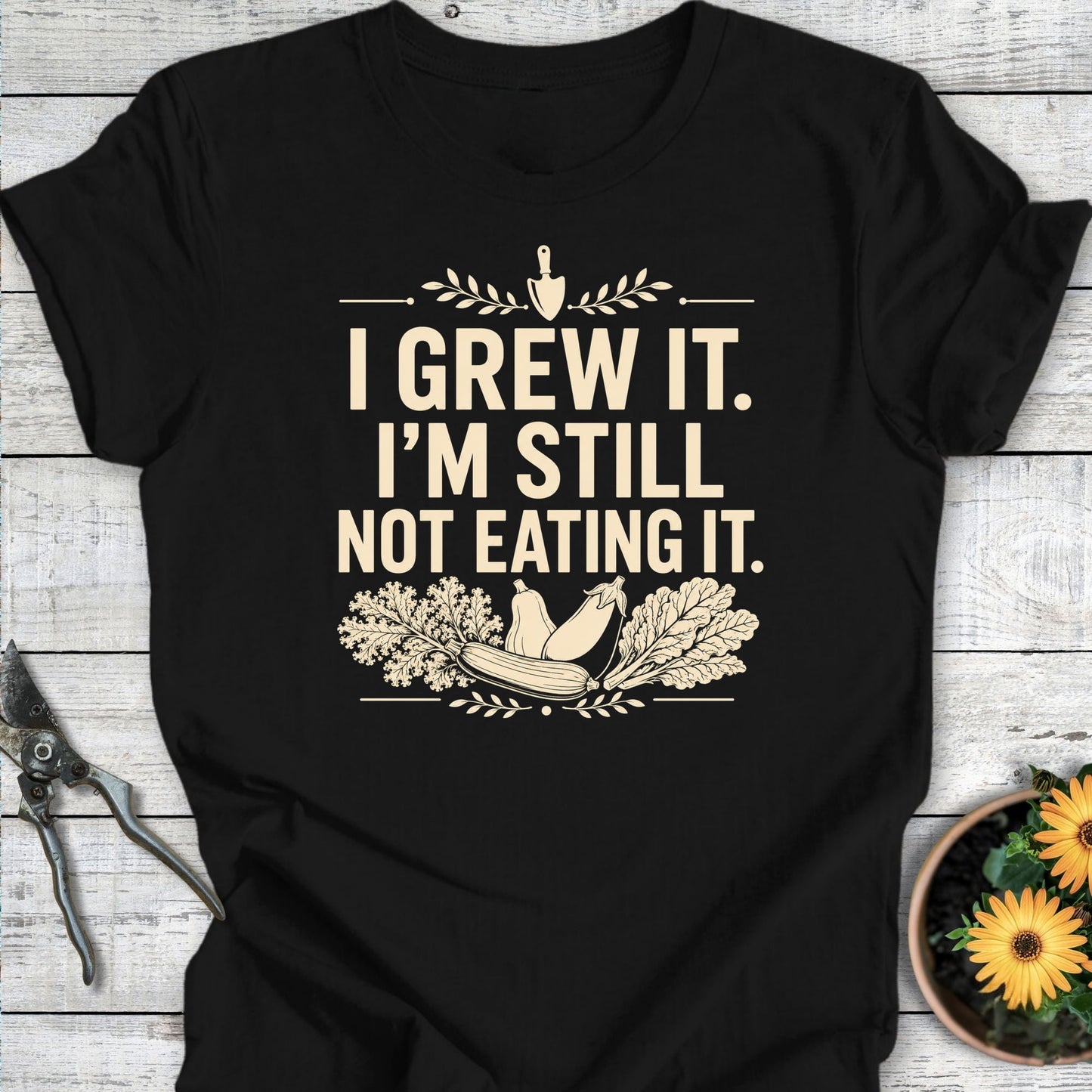 Printify T-Shirt Black / S I Grew It T-Shirt