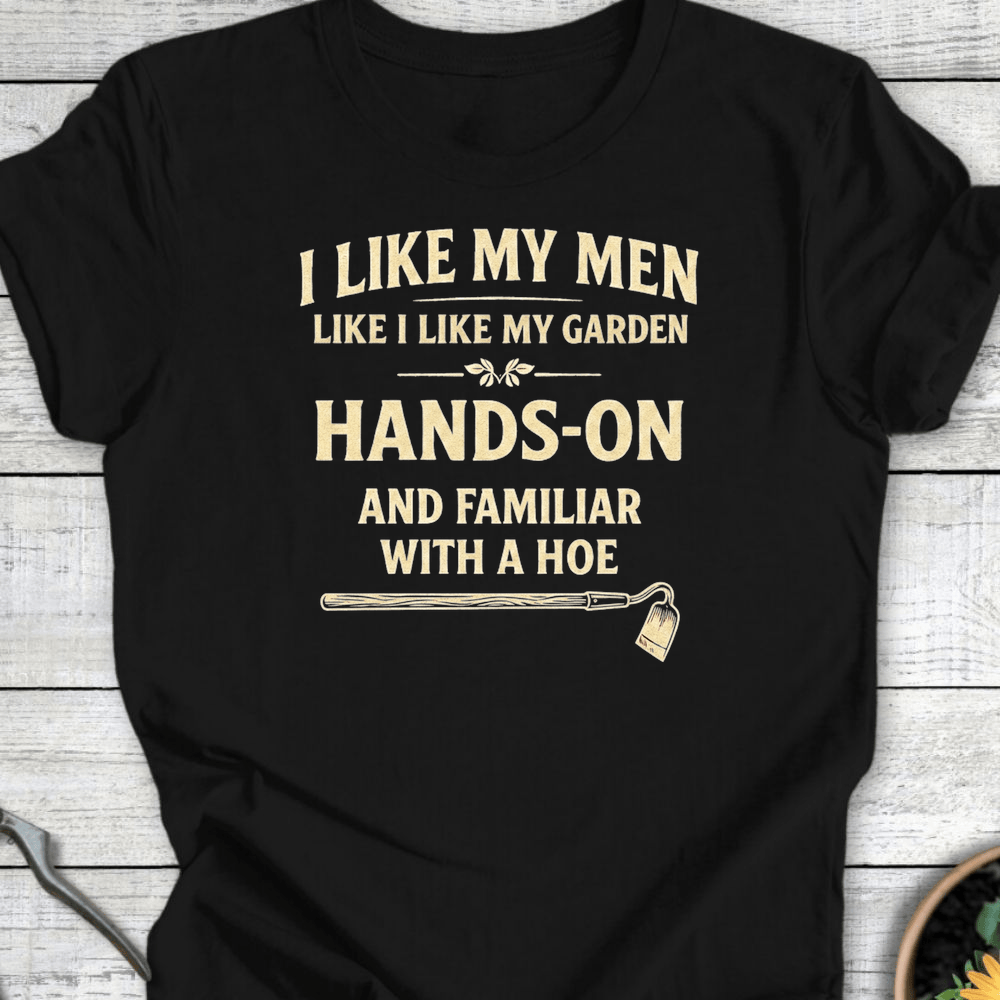 Printify T-Shirt Black / S I Like My Men T-Shirt