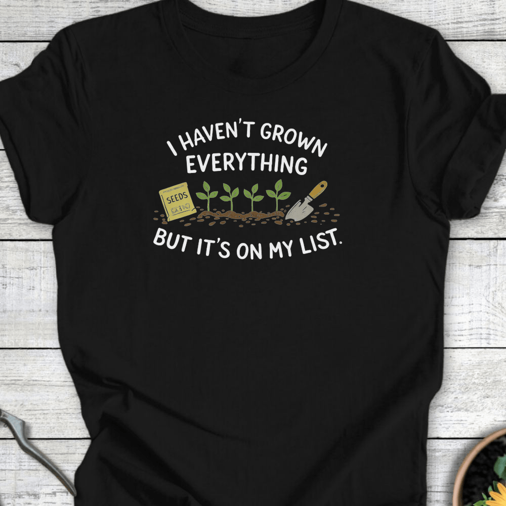 Printify T-Shirt Black / S It's On My List T-Shirt