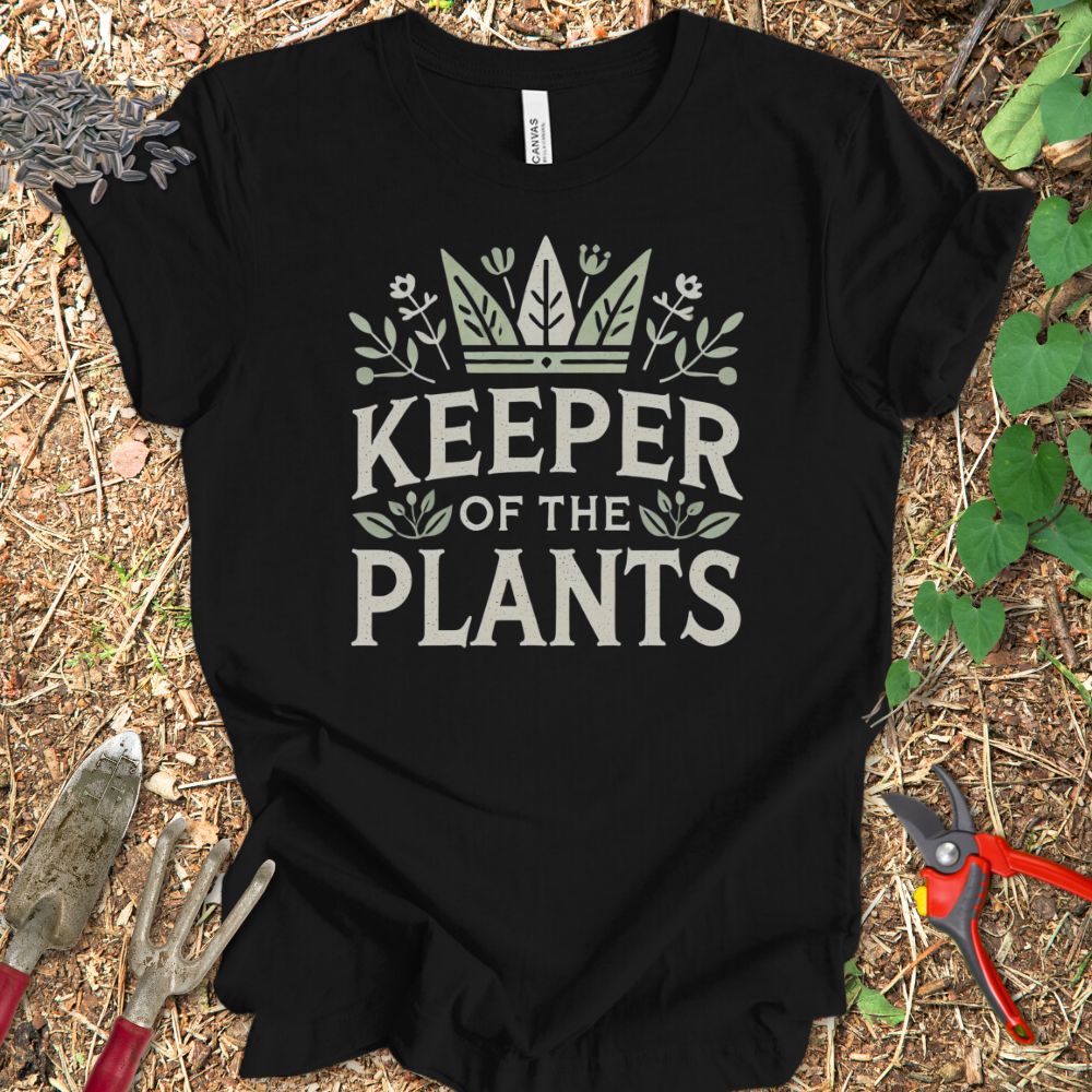 Printify T-Shirt Black / S Keeper of the Plants