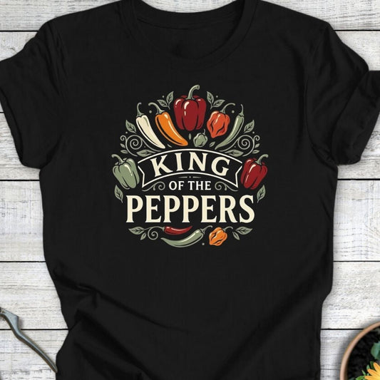 Printify T-Shirt Black / S King of the Peppers T-Shirt