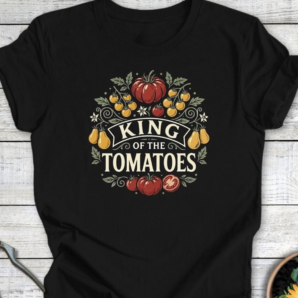Printify T-Shirt Black / S King of the Tomatoes T-Shirt