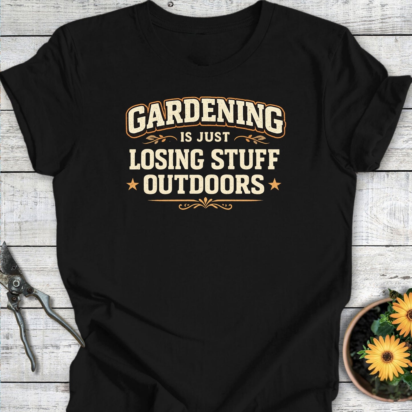 Printify T-Shirt Black / S Losing Stuff T-Shirt