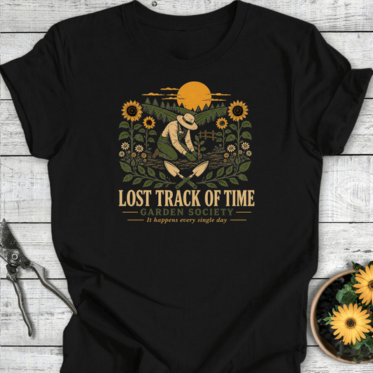Printify T-Shirt Black / S Lost Track T-Shirt